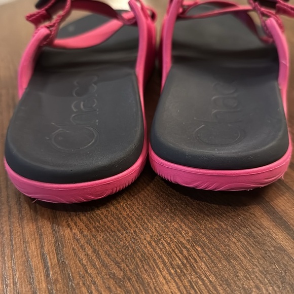 EUC Chaco Chillios Magenta Pink Slides Women’s Sz 7 - Picture 2 of 6